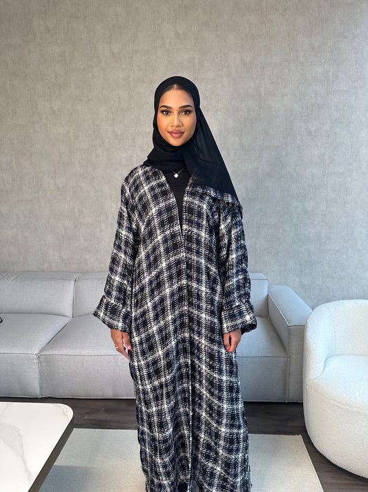 Kyra Abaya Coat - Black - كايرا