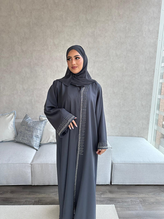 Luxury Embellished Abaya - DINA - دينا