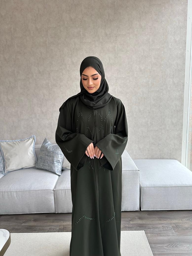 Luxury Embellished Abaya - LEILA - ليلى – HIDAYA LONDON