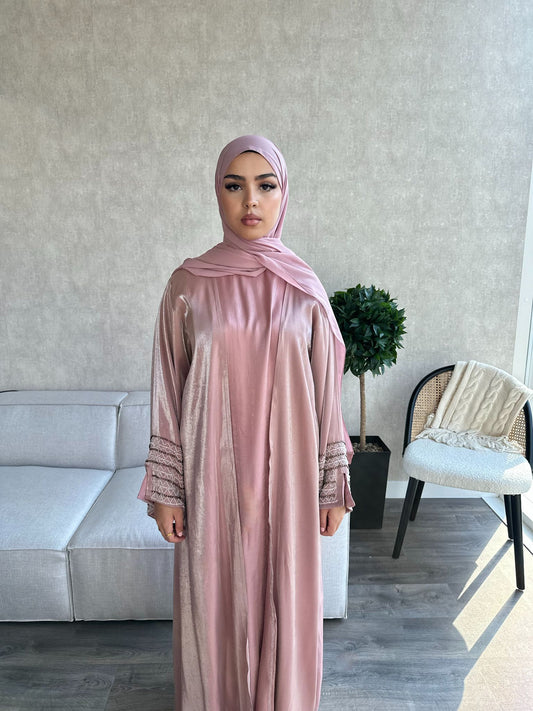 Luxury Embellished Abaya - HANA - هناء